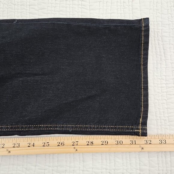 NWT Buffalo David Bitton Straight Six Jeans Men's 36x32 Dark Indigo Stretch NEW - Picture 8 of 16